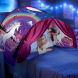 Игровой тент палатка для детской кровати Dream Tents, Розовый с единорогом (626)