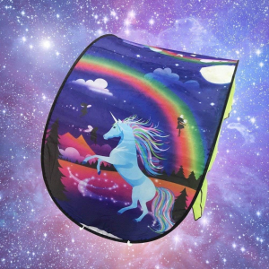 Игровой тент палатка для детской кровати Dream Tents, Розовый с единорогом (626)