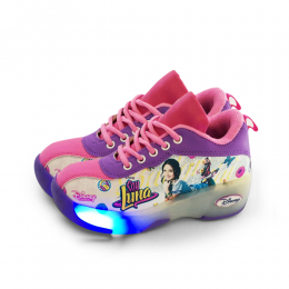 Роликовые кроссовки в стиле Luna Girls Led / EL-1266 (32-33 рр), светящиеся, 1 ролик (В)