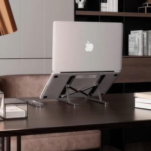 Складна розсувна пластикова регульована підставка для ноутбука та планшета Multi Position Чорний (205) Складна розсувна пластикова регульована підставка для ноутбука та планшета Multi Position Чорний (205)