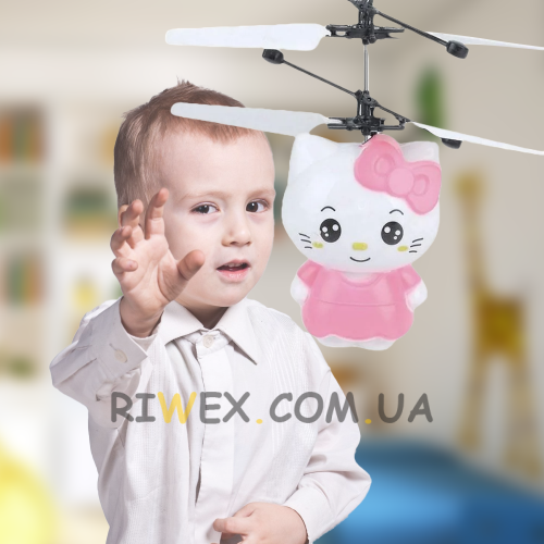 Детская летающая игрушка HELLO KITTY, Розовый (В)