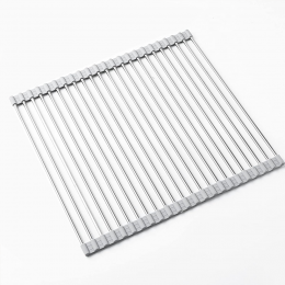 Сушка для посуду на раковину KitchenWare EasyDry 37х22 см, Сіра (HA-359)