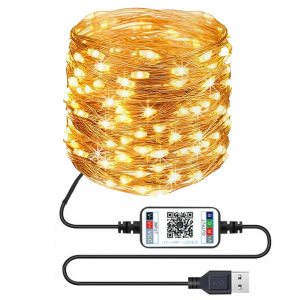 Гірлянда струнна EL-3, 30LED RGB управління через додаток, 3 метри