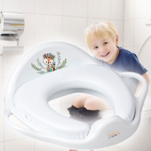 Туалетне сидіння М'яке Дикий захід: Лисиця DZ-020-103, Білий (SB) Туалетне сидіння М'яке Дикий захід: Лисиця DZ-020-103, Білий (SB)