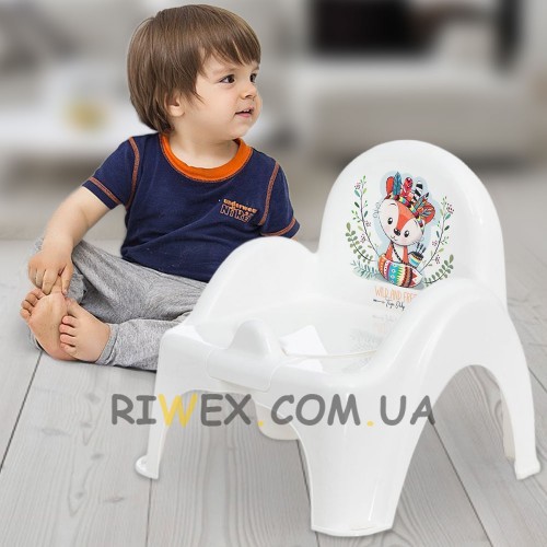 Детский горшок в форме стульчика Tega Baby DZ-007-103  Дикий запад, Лисёнок (SB)