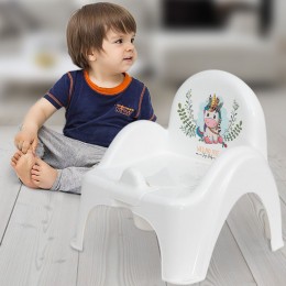 Детский горшок в форме стульчика Tega Baby DZ-007-103  Дикий запад, Единорог (SB)