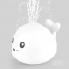 Игрушка для (ванной) купания ребёнка Spray water bath toy кит с фонтанчиком и LED подсветкой Белый (212)
