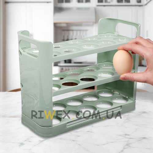 Контейнер для зберігання яєць 60 EH, Зелений (222)