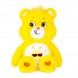 Электронная игрушка-антистресс Quick Push Puzzle Game Fast №221В, Желтый + мягкая игрушка Мишка Grumpy Bear, Желтый (КК)