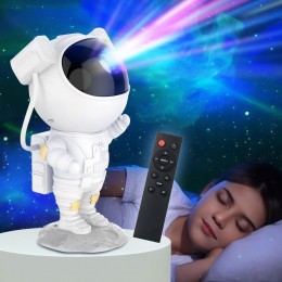 Дитячий нічник проектор зоряного неба Астронавт із пультом