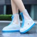 Багаторазові бахіли-чохли Waterproof Shoe Covers на взуття від дощу і бруду, розмір S (35-36), Блакитний