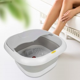 Гидромассажная ванночка для ног с массажером SQ-368 Footbath Massager, Серый