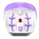 Гидромассажная ванночка для ног с массажером SQ-368 Footbath Massager, Фиолетовый