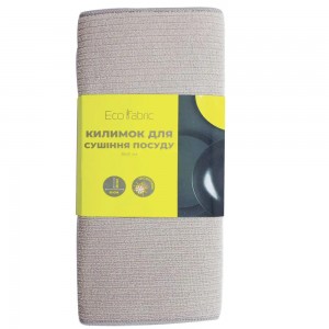 Килимок для сушіння мокрого посуду Ecofabric 38х51см, Пудровий (DRK)