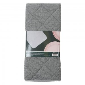 Коврик для сушки мокрой посуды Ecofabric 30х40 см, Темно-серый (DRK)