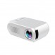 Портативный проектор YG-320 Mini 700 lumen с динамиком, поддержка 1080р, Белый (626)