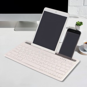 Ігрова клавіатура з RGB-підсвіткою і підставкою для телефона AOASMODE L M-1000 USB, Біла (626) Ігрова клавіатура з RGB-підсвіткою і підставкою для телефона AOASMODE L M-1000 USB, Біла (626)