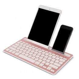 Ігрова клавіатура з RGB-підсвіткою і підставкою для телефона AOASMODE L M-1000 USB, Рожева (626)
