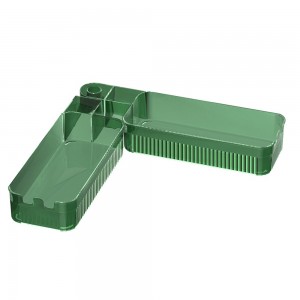 Поворотная угловая полка для ванной комнаты PET 50208-0149, Зеленый (WAN)