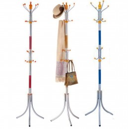 Вертикальна підлогова металева вішалка-стійка для одягу Coat Rack Золотий (N-19)