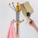 Напольная вертикальная металлическая вешалка-стойка для одежды Coat Rack Черный (N-19)