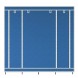 Универсальный  мобильный складной каркасный шкаф для одежды Storage Wardrobe 28170 на 4 секции Синий (N-1)