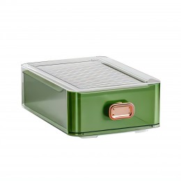 Универсальный прозрачный пластиковый ящик для хранения вещей 50208-0040 Зеленый (WAN)