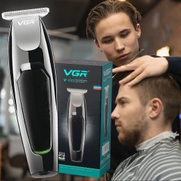 Професійна бездротова акумуляторна машинка для стрижки волосся з насадками VGR V-030 (259)
