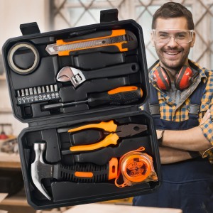 Набір інструментів у зручному пластиковому кейсі для зберігання 17 предметів 002-3 (259)