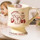 Керамічна чашка з написом "Dog" та малюнком 0205 Собака, Червоний (WAN)