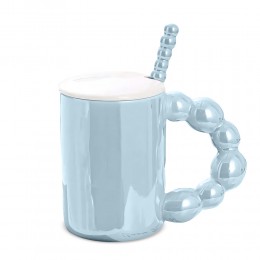 Чашка керамічна 0202, Блакитний (WAN)