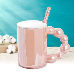 Чашка керамическая 0202, Розовый (WAN)