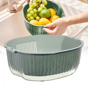 Універсальний двошаровий друшляк PET 50208-0053, Зелений (WAN)