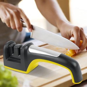 Точило для ножей 2в1 для предварительной и финишной заточки Maestro MR-1490 Желтый (235)