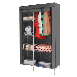 Складной тканевый шкаф Storage Wardrobe 98105, Серый (N-17)