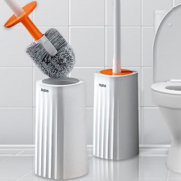 Туалетный ершик Toilet brush AND-7-10 с плоской щеткой и креплением на стену 40x10,5x9,7 см, Белый (205)