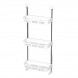 Полиця стелаж у ванну Portable Toilet And Bathroom Storage Rack 3 яруси, 88х30х14,5см, Білий (N-13)