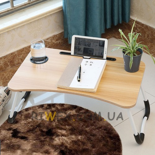 Столик для ноутбука, планшета и завтраков DYXON Transformix, Гикори (MA-233)