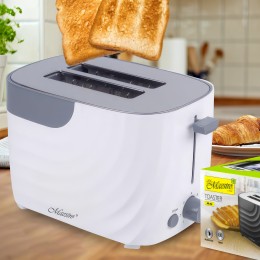 Электрический тостер для хлеба на 2 тоста Maestro MR-706 Белый (235)