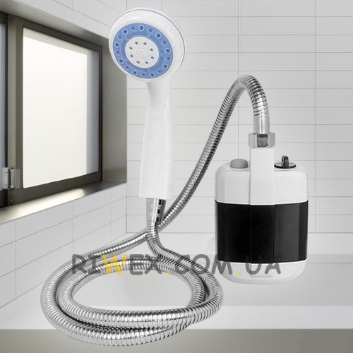Туристический переносной душ Gotel Q16H с насосом на аккумуляторе и USB