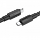 Зарядний кабель для заряджання телефону, ноутбука HOCO X84 Type-C to Type Solid 60W Чорний, Білий (206)