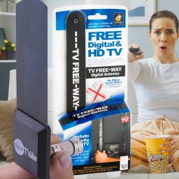 Телевізійна цифрова бездротова цифрова антена ТБ Free Digital & Hd TV HD Clear Double ART-0228 (В)