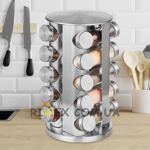 Органайзер для специй Kitchen Spice Rack на 20 шт с поворотом на 360