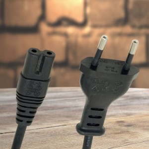 Кабель живлення 2-pin для принтерів/побутової техніки, 220V, 1,5 м (206)
