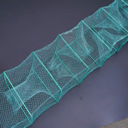 Складная раколовка "Гармошка" для ловли раков 2,5 м 20х25