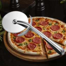 Круглый нож для пиццы из нержавеющей стали Benson BN-166