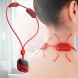 Підвісний імпульсний EMS масажер для шиї Halter Neck з підігрівом і глибоким масажем плечей, Червоний (JMX)