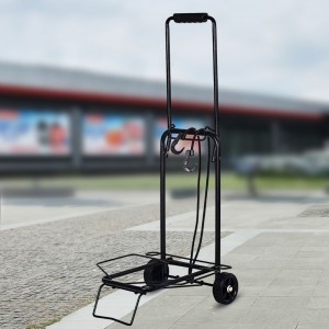 Господарський складаний візок Shopping Cart 97х46х39 см на колесах з ручкою, тросом і підшипником, Чорний (205) Господарський складаний візок Shopping Cart 97х46х39 см на колесах з ручкою, тросом і підшипником, Чорний (205)