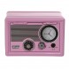 Детский сейф Metal Safe Radio с ключом металлический, Розовый (626)