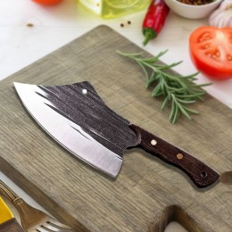 Кованый многофункциональный разделочный нож 15 см из нержавеющей стали № M-1 (575) 